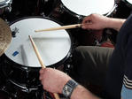 When you use the matched grip both hands are a mirror image of each other
